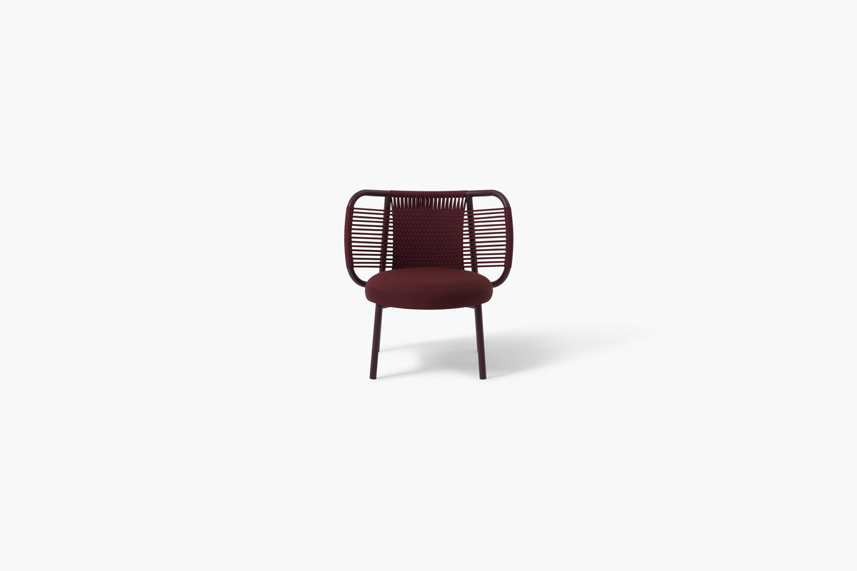 Aribe Lounge Chair Claret