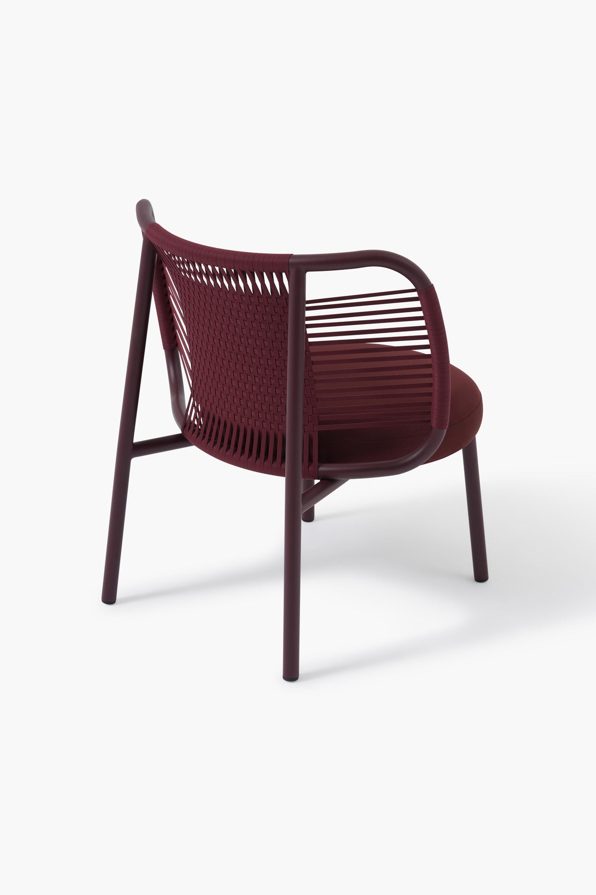 Aribe Lounge Chair Claret